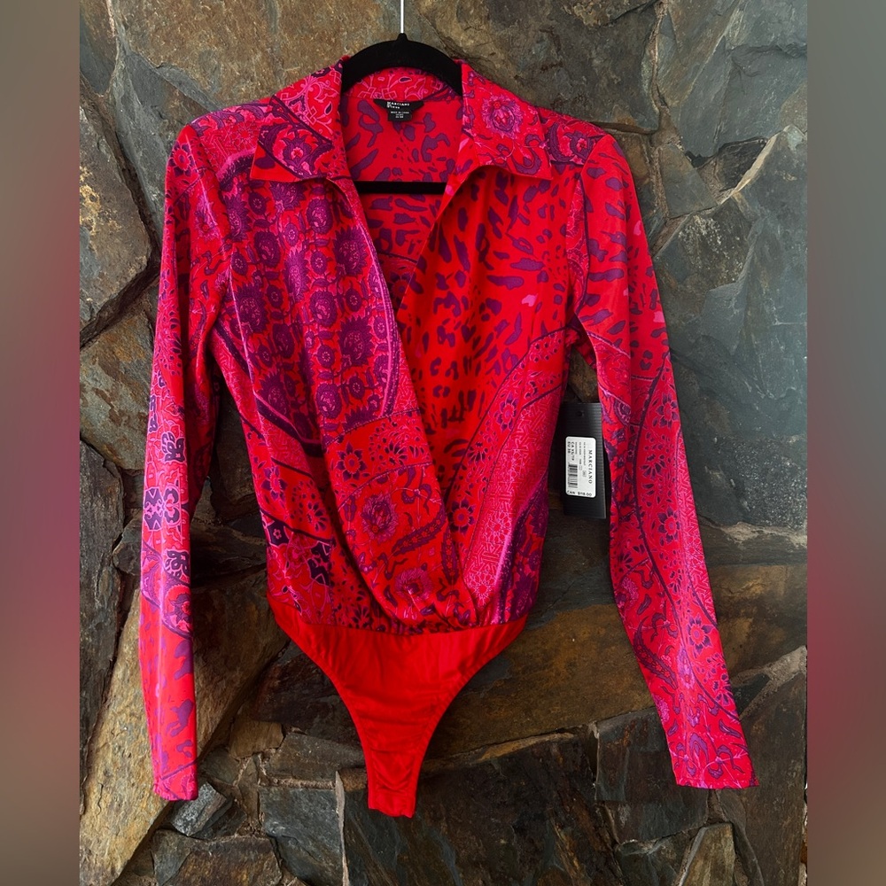 Red bodysuit